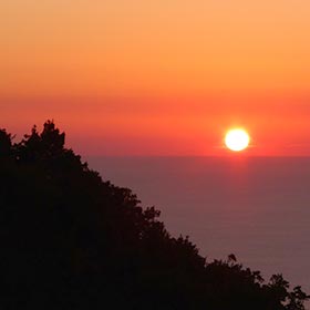 Traumhafter Sonnenuntergang (Foto: © Yogaplus/Susanne Weisheit)