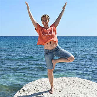 Susanne weiß: 'Yoga unterrichten macht glücklich' (Foto: Copyright Yogaplus/Susanne Weisheit)