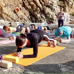 Die Herausforderung: „Plank Challange” - jeden Tag ein bisschen länger ;-) (Foto: © Yogaplus/Susanne Weisheit)